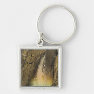 Rainbow on Upper Yosemite Falls in Yosemite Key Ring