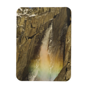 Rainbow on Upper Yosemite Falls in Yosemite Magnet
