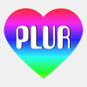 Rainbow Optical Illusion Heart Sticker