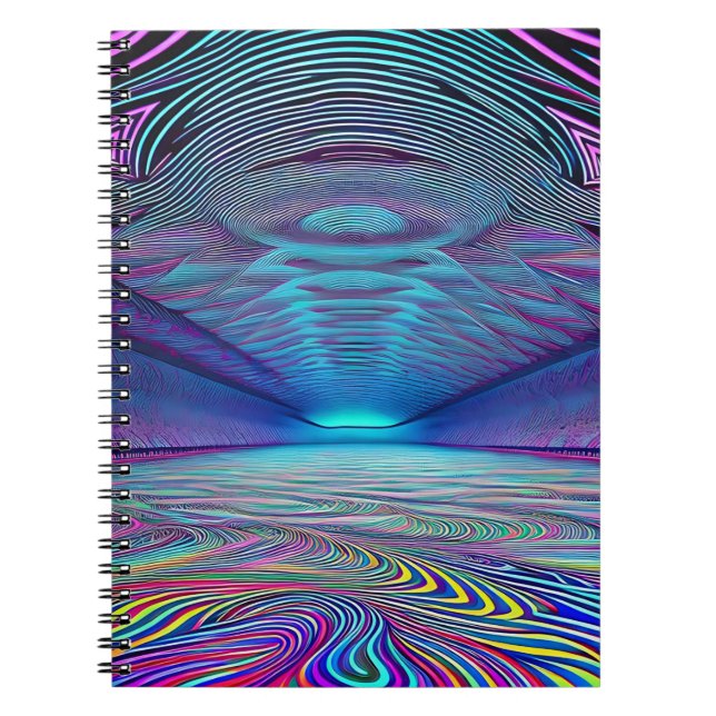 Rainbow Optical Illusion,  Notebook (Front)