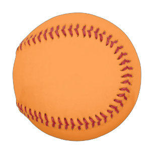 Rainbow orange baseball