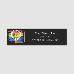 Rainbow Order of Chivalry Name Tag