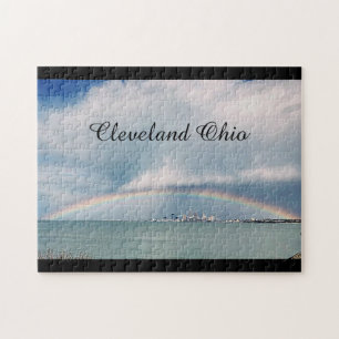 RAINBOW OVER CLEVELAND JIGSAW PUZZLE