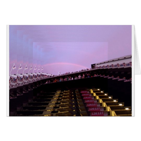 rainbow over concert section 126 lev card