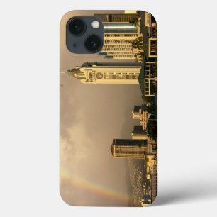 Rainbow over Honolulu, Hawaii, USA 2 iPhone 13 Case