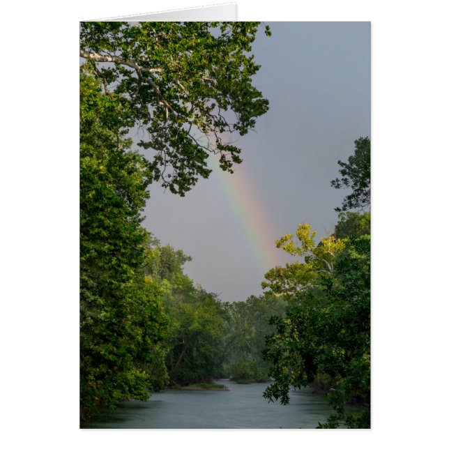 Rainbow Over James River Card (Front)