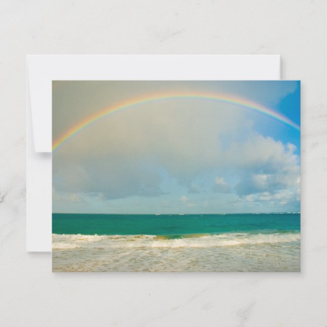 Rainbow over ocean (Front)