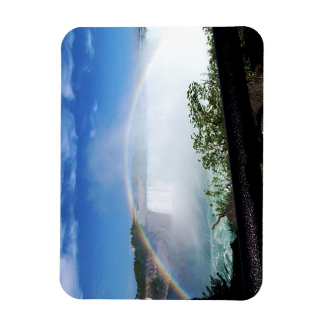 Rainbow over the Falls Magnet (Vertical)