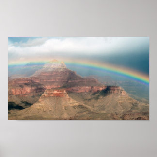 Rainbow over the Grand Canyon Poster