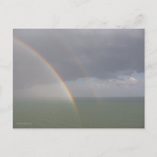 Rainbow over the Ocean II Postcard (Front)