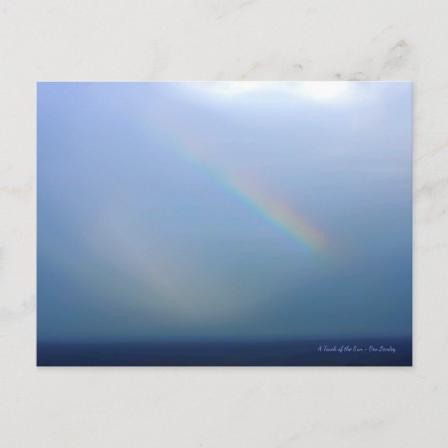 Rainbow over the Ocean Postcard (Front)