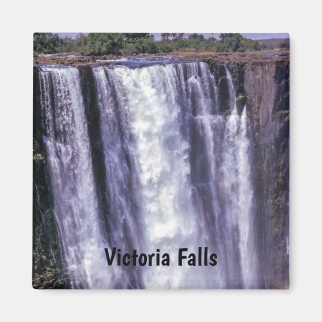 Rainbow over Victoria Falls - Zimbabwe, Africa Magnet (Front)