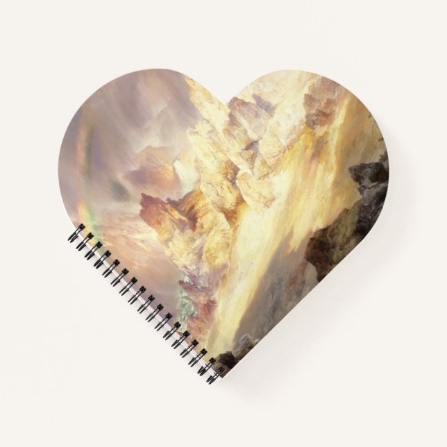 Rainbow Over Yellowstone, Moran 1900 Notebook (Front)