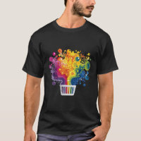 Rainbow Paint Explosion from a Basket