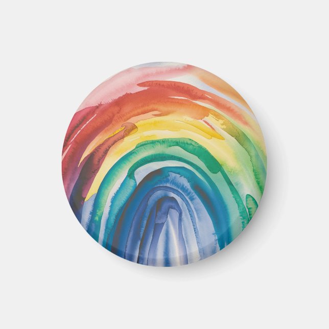 Rainbow Paint Magnet (Front)