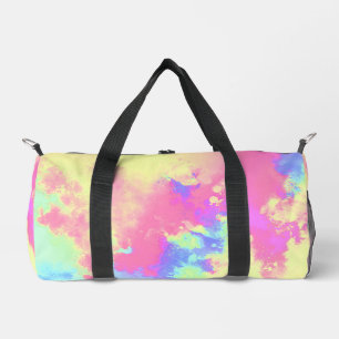 Rainbow Paint Splatter Duffle Bag