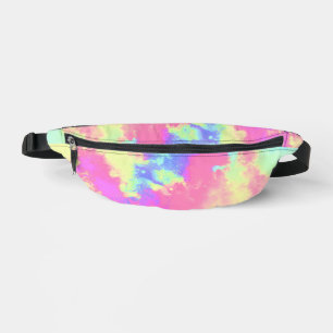 Rainbow Paint Splatter effect  Bum Bags