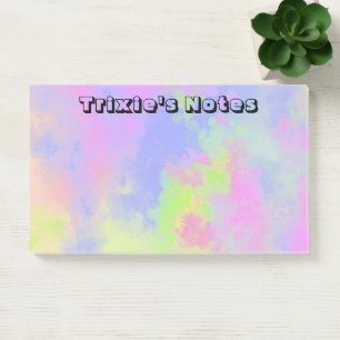 Rainbow Paint Splatter effect Post-it Notes