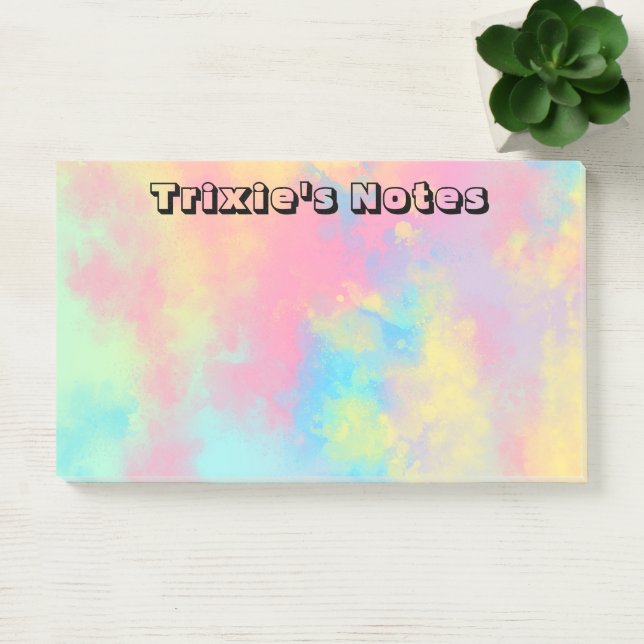 Rainbow Paint Splatter effect  Post-it Notes (Office)