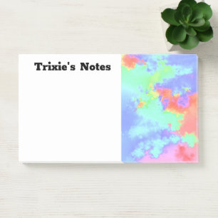 Rainbow Paint Splatter effect  Post-it Notes