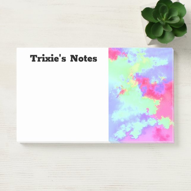 Rainbow Paint Splatter effect  Post-it Notes (Office)