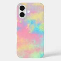 Rainbow Paint Splatter iPhone 16 Case