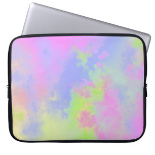 Rainbow Paint Splatter Laptop Sleeve