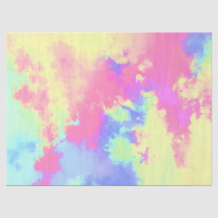 Rainbow Paint Splatter  Tissue Paper