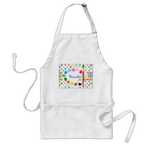 Rainbow Painting Art Party Standard Apron