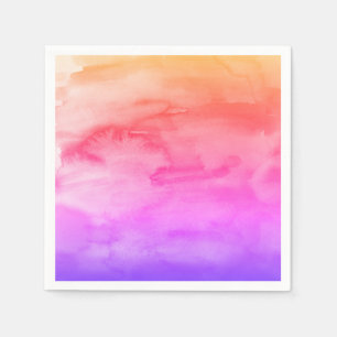 Rainbow Painting Ombre Napkin