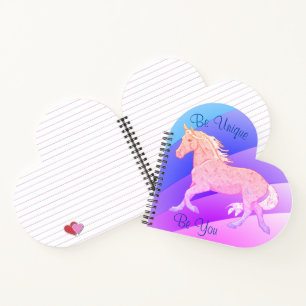 Rainbow Palomino Horse (pastel rainbow) Notebook