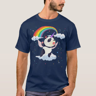 Rainbow Pandacorn Fantasy Chinese Animal Panda Uni T-Shirt