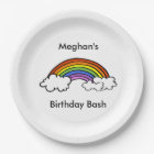 Rainbow Paper Plate