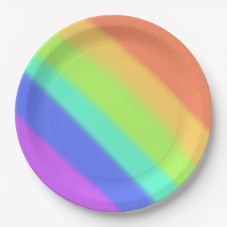 Rainbow Paper Plate