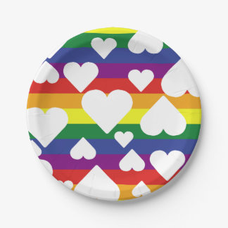 Rainbow Paper Plates