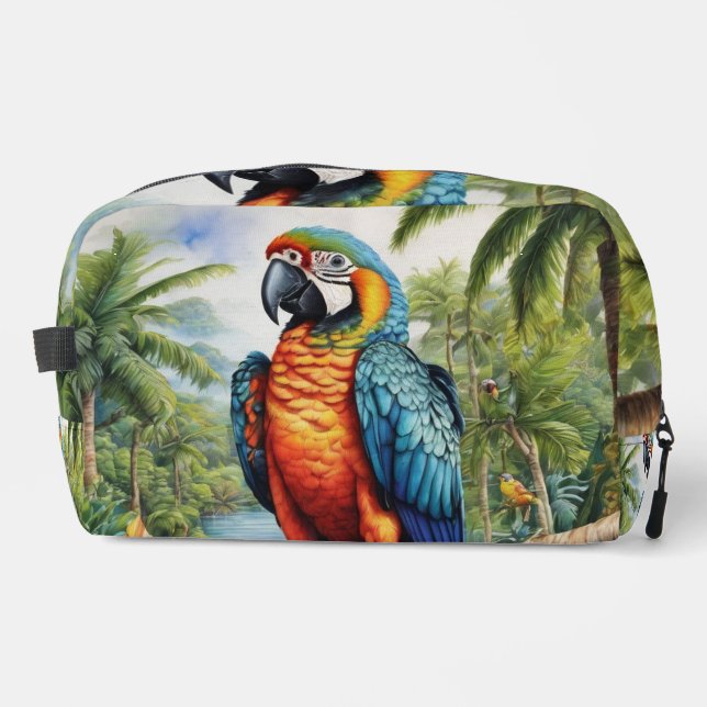 Rainbow Parrot Dopp Kit (Front)