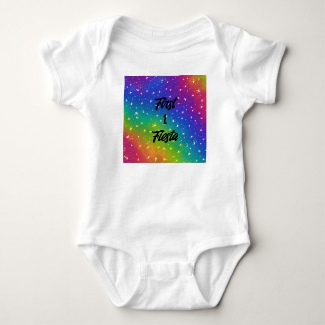 Rainbow Party Baby Bodysuit (Front)