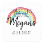 RAINBOW PARTY,WATERCOLOR RAINBOW BIRTHDAY, FAVOR