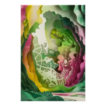 Rainbow Passage Surreal Wall Art Poster
