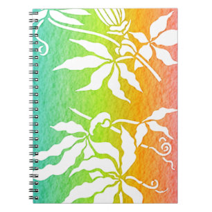 Rainbow Passion Flower Notebook