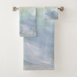 Rainbow Pastel Floral Mandala design Bath Towel Set