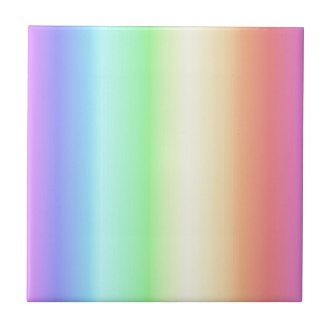 Rainbow Pattern 1 Tile (Front)
