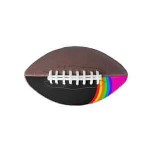 RAINBOW PATTERN AMERICAN FOOTBALL