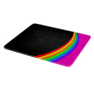 RAINBOW PATTERN CUTTING BOARD