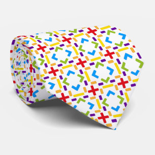 Rainbow Pattern graphical pattern Tie