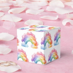  Rainbow Pattern Kids Birthday  Favour Box
