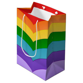 Rainbow Pattern Medium Gift Bag