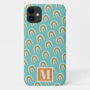 Rainbow Pattern Monogram iPhone 11 Case