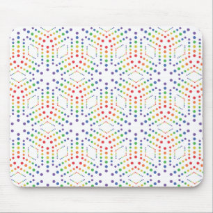 Rainbow Pattern Mouse Mat