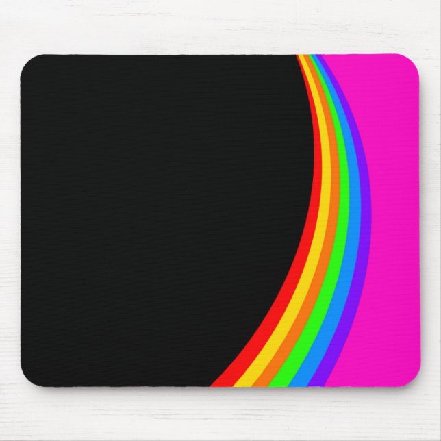 RAINBOW PATTERN MOUSE MAT (Front)